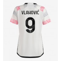 Billiga Juventus Dusan Vlahovic #9 Borta fotbollskläder Dam 2023-24 Kortärmad